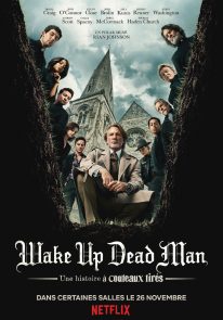 Poser pour Wake Up Dead Man : Une histoire à couteaux tirés