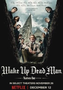 Poser pour Wake Up Dead Man : Une histoire à couteaux tirés