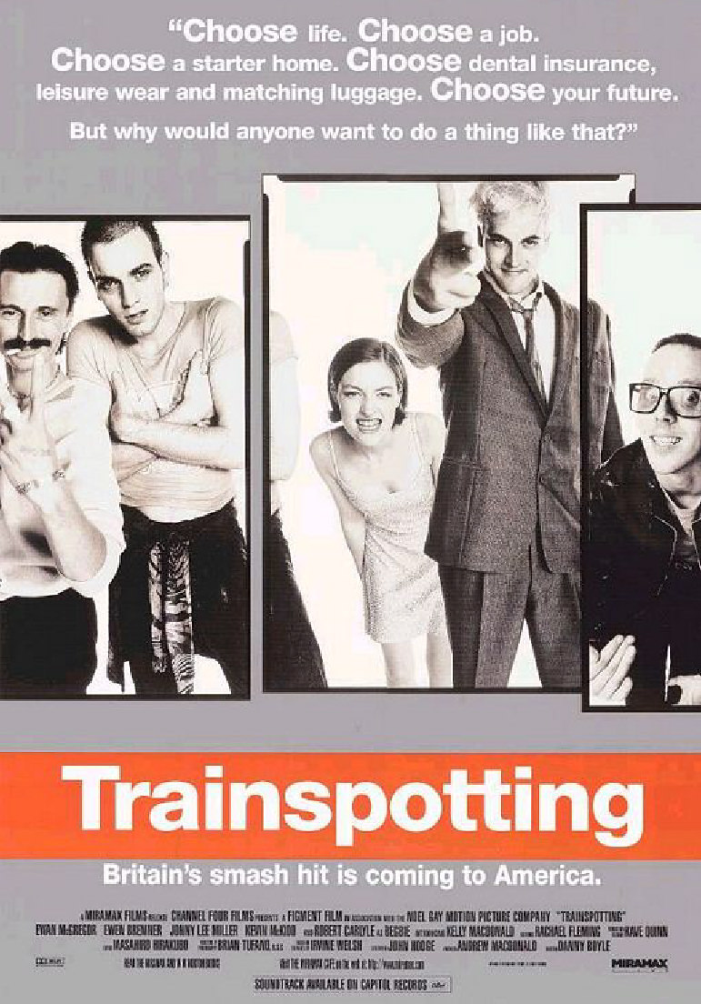 Poser pour Trainspotting