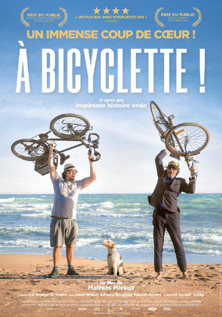 Poser pour À bicyclette!
