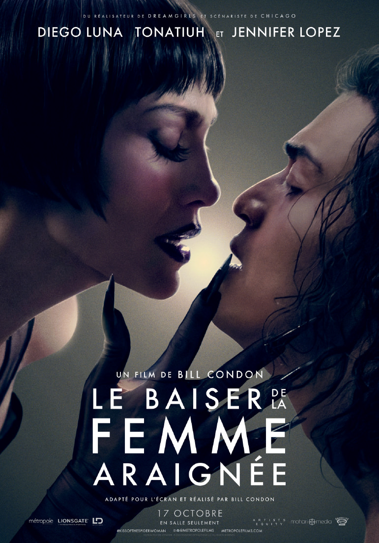 Poser pour Le baiser de la femme araignée