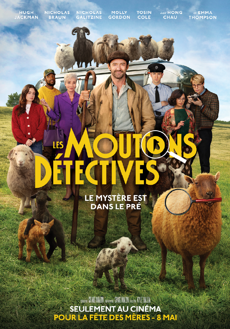 Poser pour Les moutons détectives