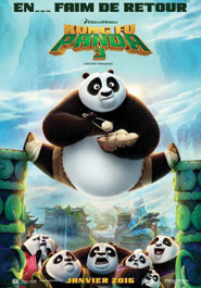 Poser pour Kung Fu Panda 3