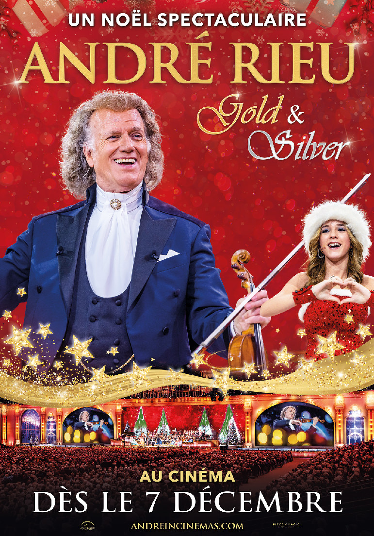 Poser pour André Rieu’s 2024 Christmas Concert: Gold and Silver