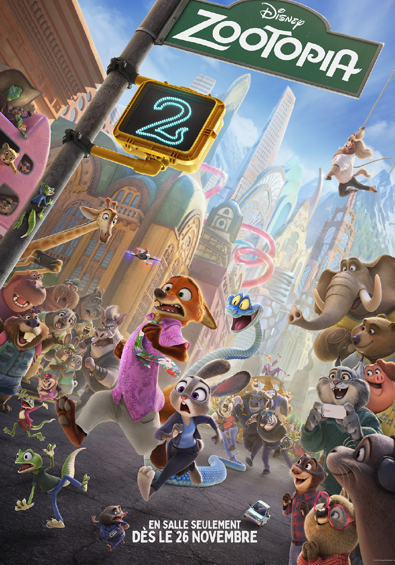 Poser pour Zootopia 2