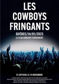 Poser pour Les Cowboys Fringants – Québec/14/01/23
