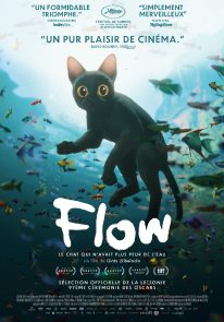 Poser pour Flow, le chat qui n’avait plus peur de l’eau