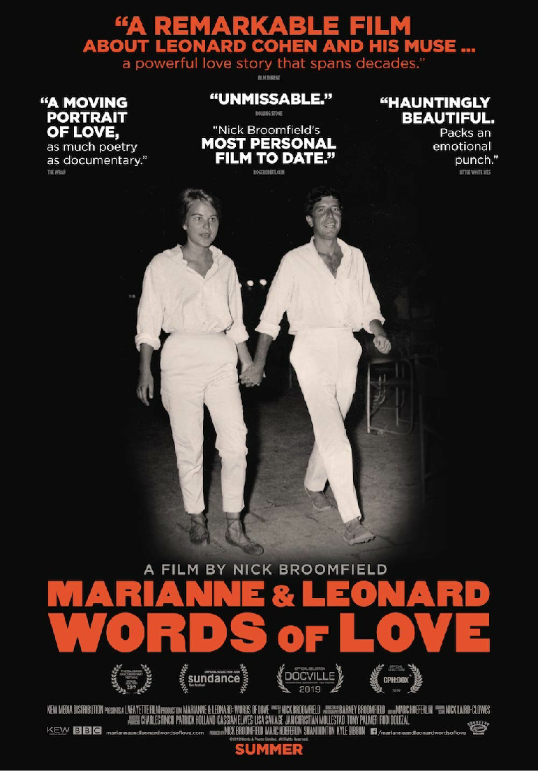 Poser pour Marianne & Leonard : mots d’amour